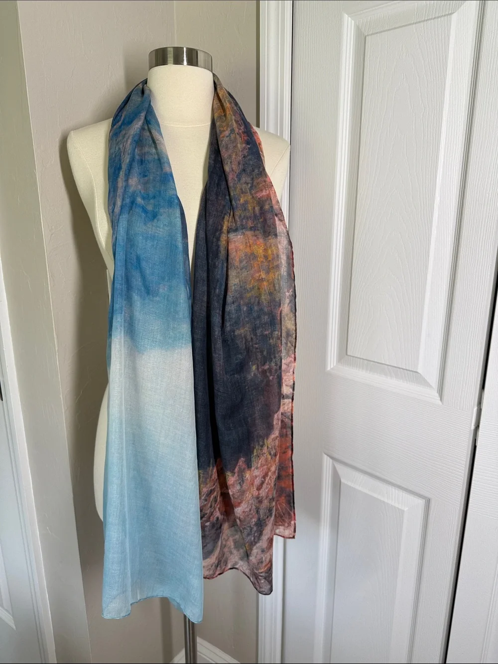 McGovern & Co The Park Scarf- National Park Grand Canyon scene Art to Wear